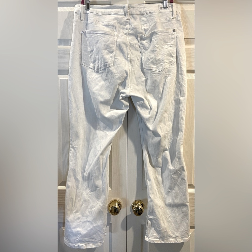 Judy Blue Jeans Women's 20W White Bootcut High Rise Stretch - Picture 4 of 4